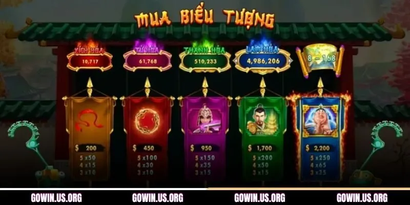 Hệ thống biểu tượng giá trị trong slot Na Tra